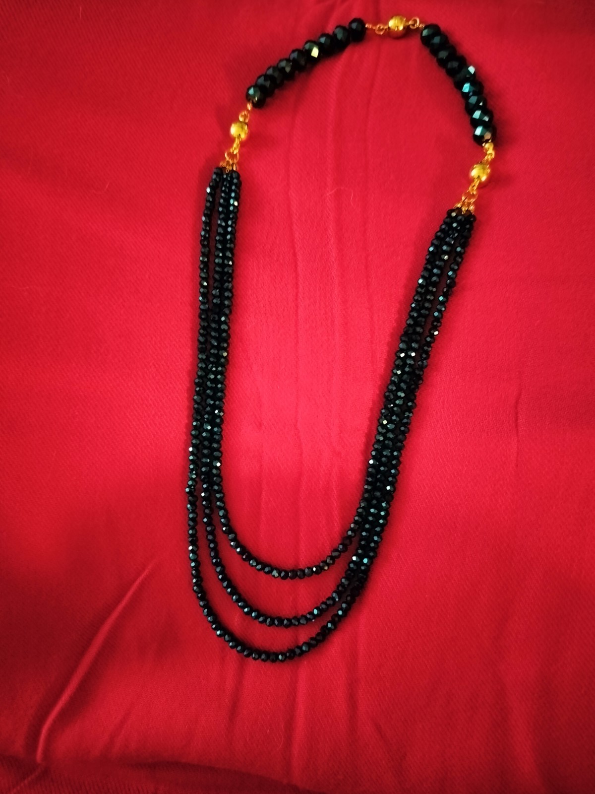 Maria Nicola 10-way Saphire Blue Necklace.
