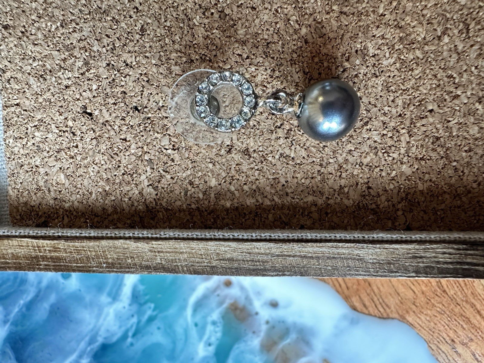 Pearl & Crystal Earrings Lot, Silver Tone, Drop/Dangle/Stud, Hook Closure