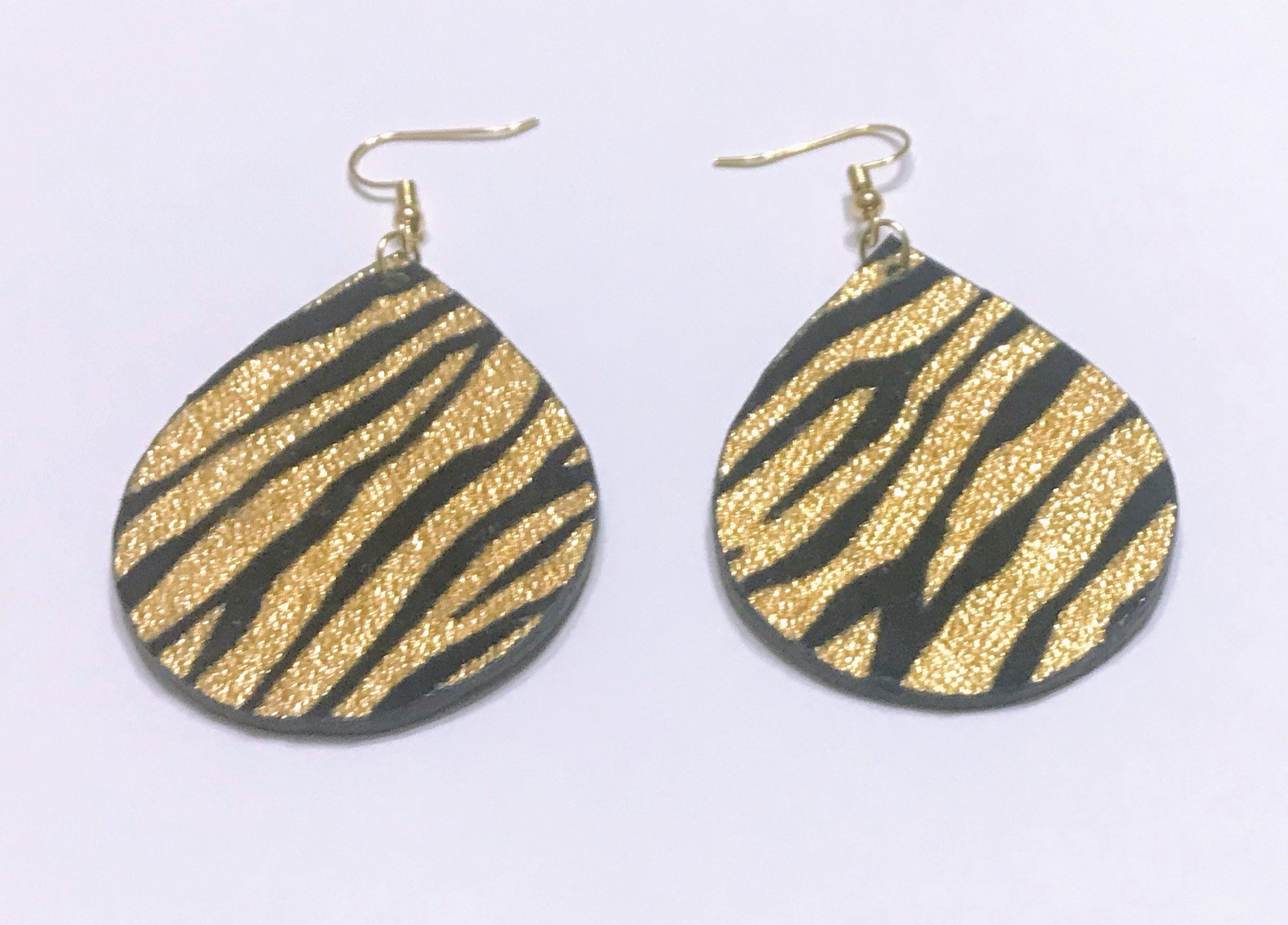 Tiger Print Earrings