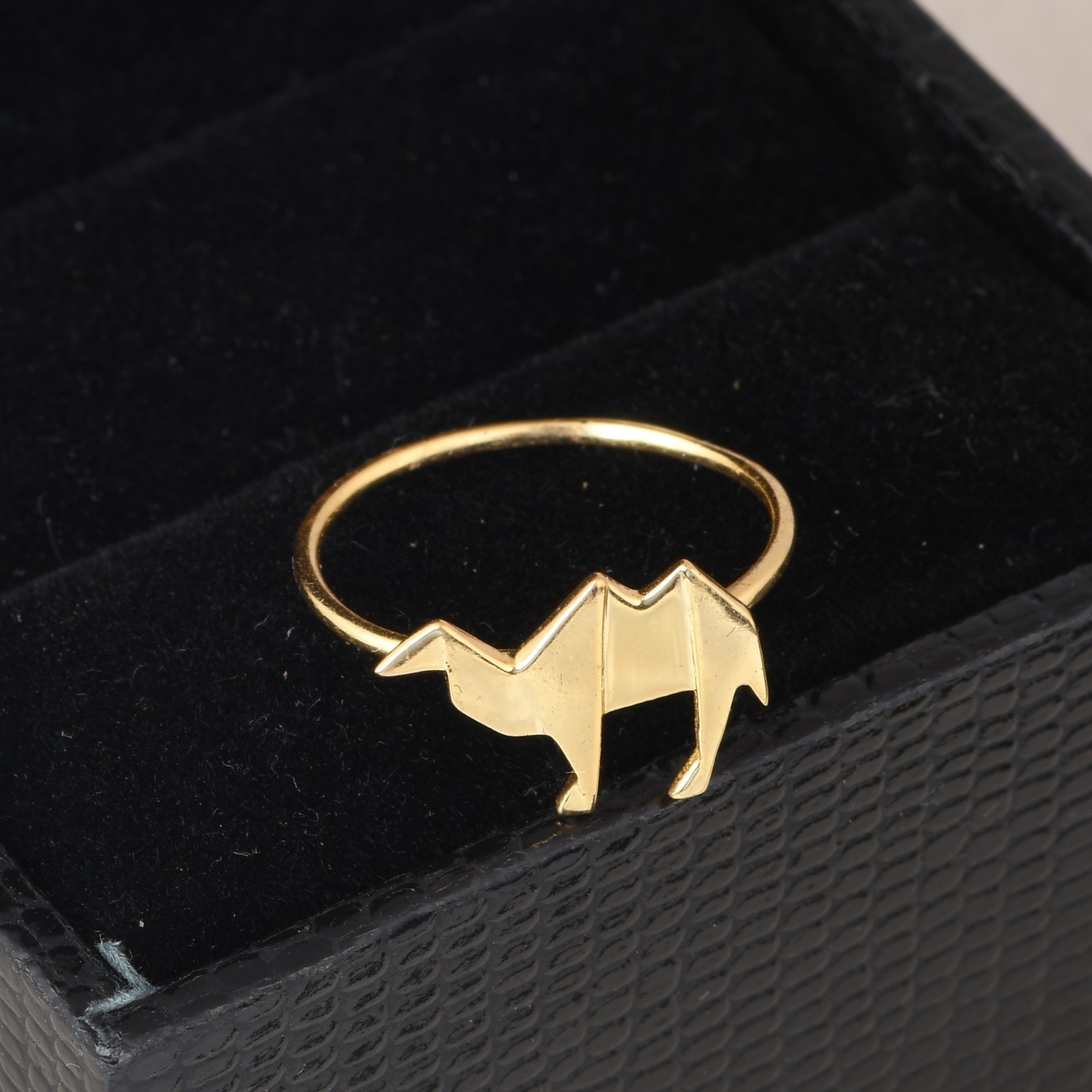 Gold Camel Ring Animal Lover Jewelry Desert Safari Themed Gift Unique Gifts Her