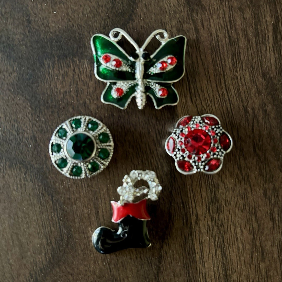 Christmas Ginger Snaps Interchangeable Snaps Holiday Lot