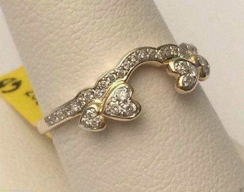 2CT Round Cut Simulated Diamond Wrap Engagement Ring 14K Yellow Gold Plated