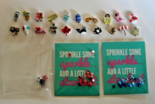 Authentic Origami Owl New Summer Trave Charms FREE SHIPPING BUY 4 Get Free Charm