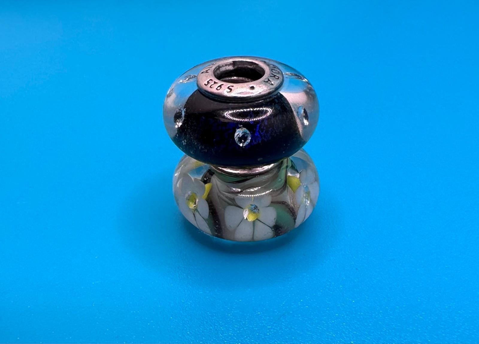 Pandora 925 Silver Murano Glass Charms