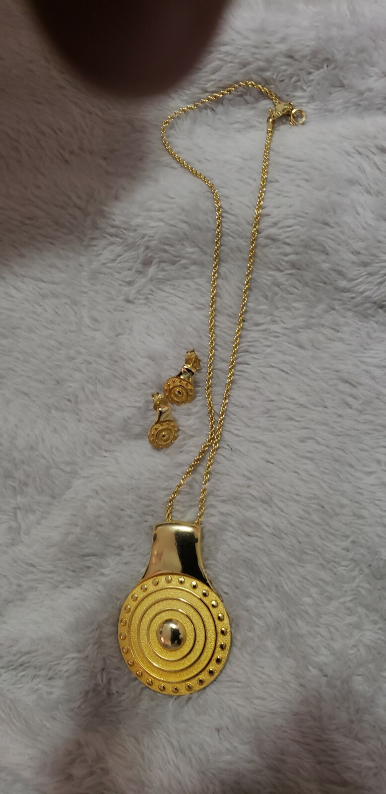 West African Gold Plated Necklace and Earring Sets| Unique and Authentic Jewelry