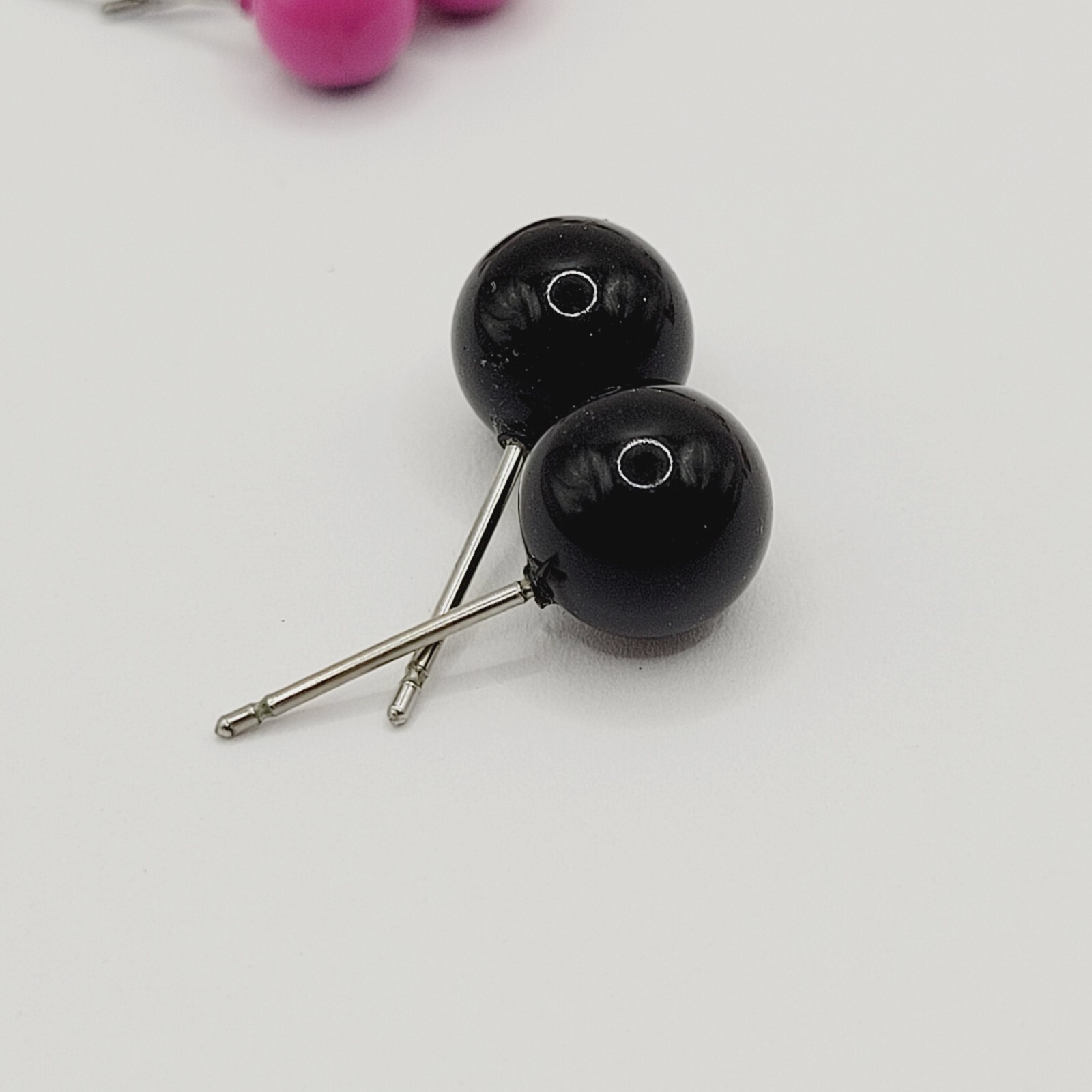 10 Pair Stud Mixed Material Tone Color Modern Pierced Earrings