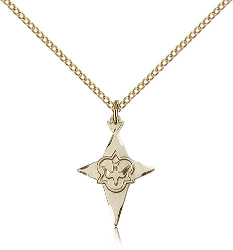 Gold Filled Cross Necklace For Women On 18 Chain – 30 Day Money Back Guarantee