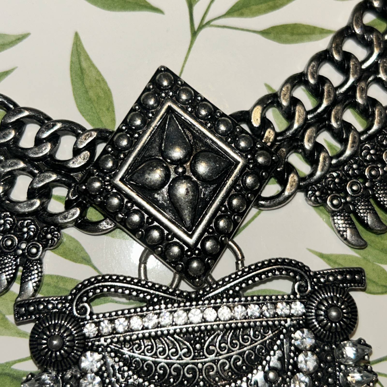 Boho Style Long Tassel Chunky Necklace