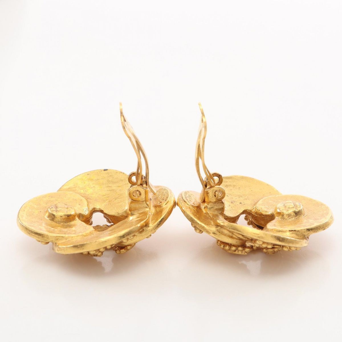 CHANEL Coco Mark Flower Earrings Unspecified Color One Size Used