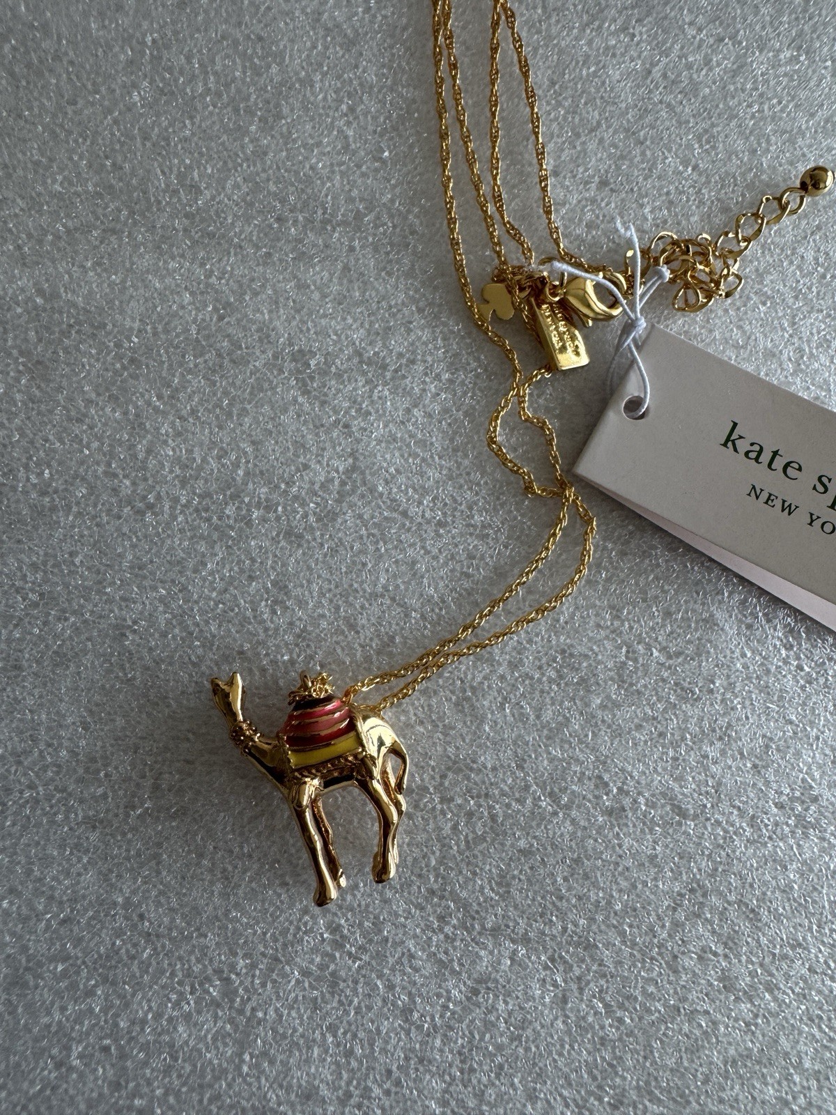 Kate Spade Spice Things Up Camel Pendant Necklace. New! $78 CUTE 🥰