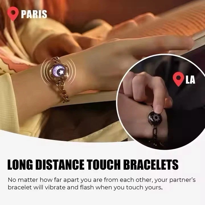 Totwoo Long Distance Relationship Bracelet for valentines Boyfriend’s Gift