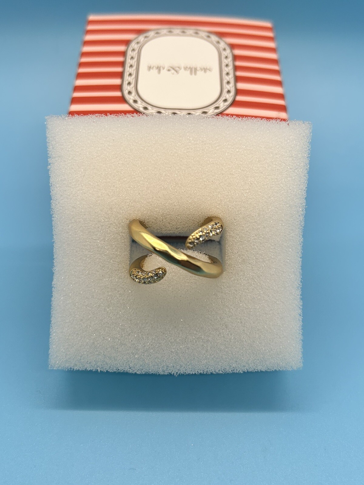 Stella & Dot Adeva Wrap Ring Gold 5 – Gorgeous! New in Box! RV $69