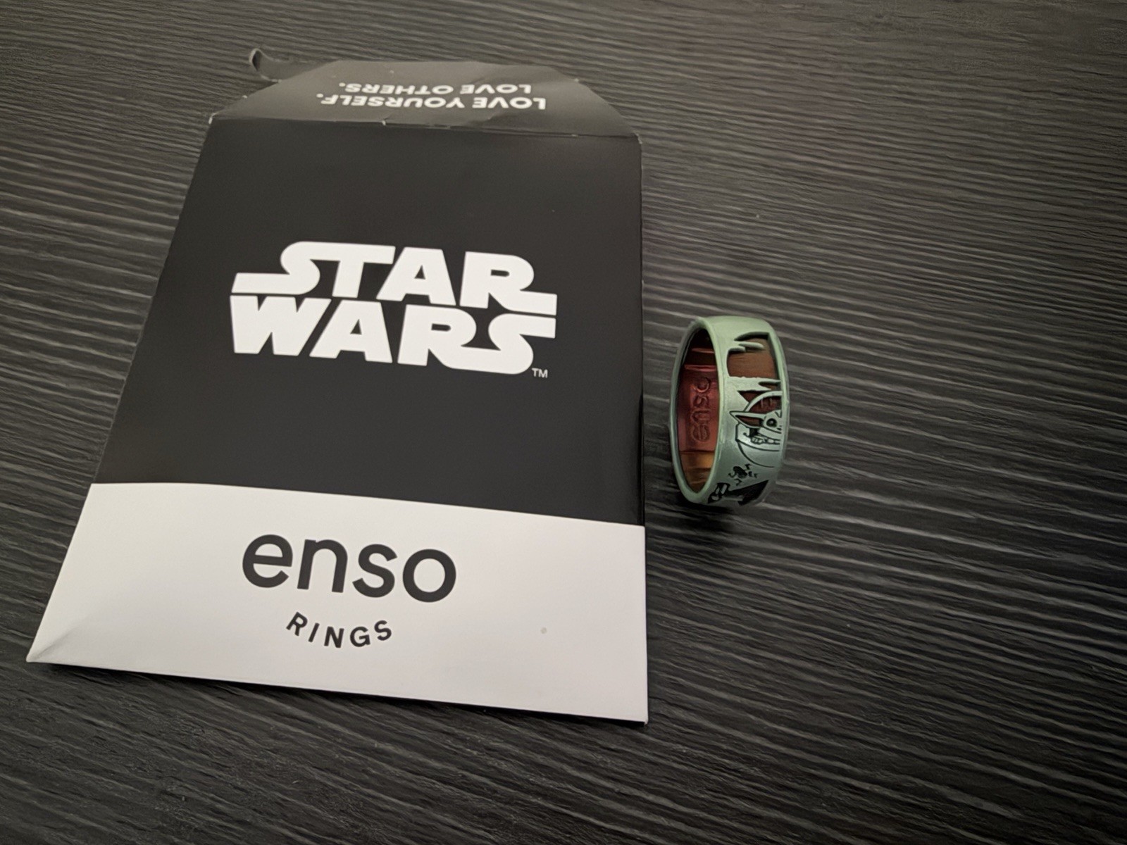 Enso Ring size 10 Grogu Bound By Steel Star Wars