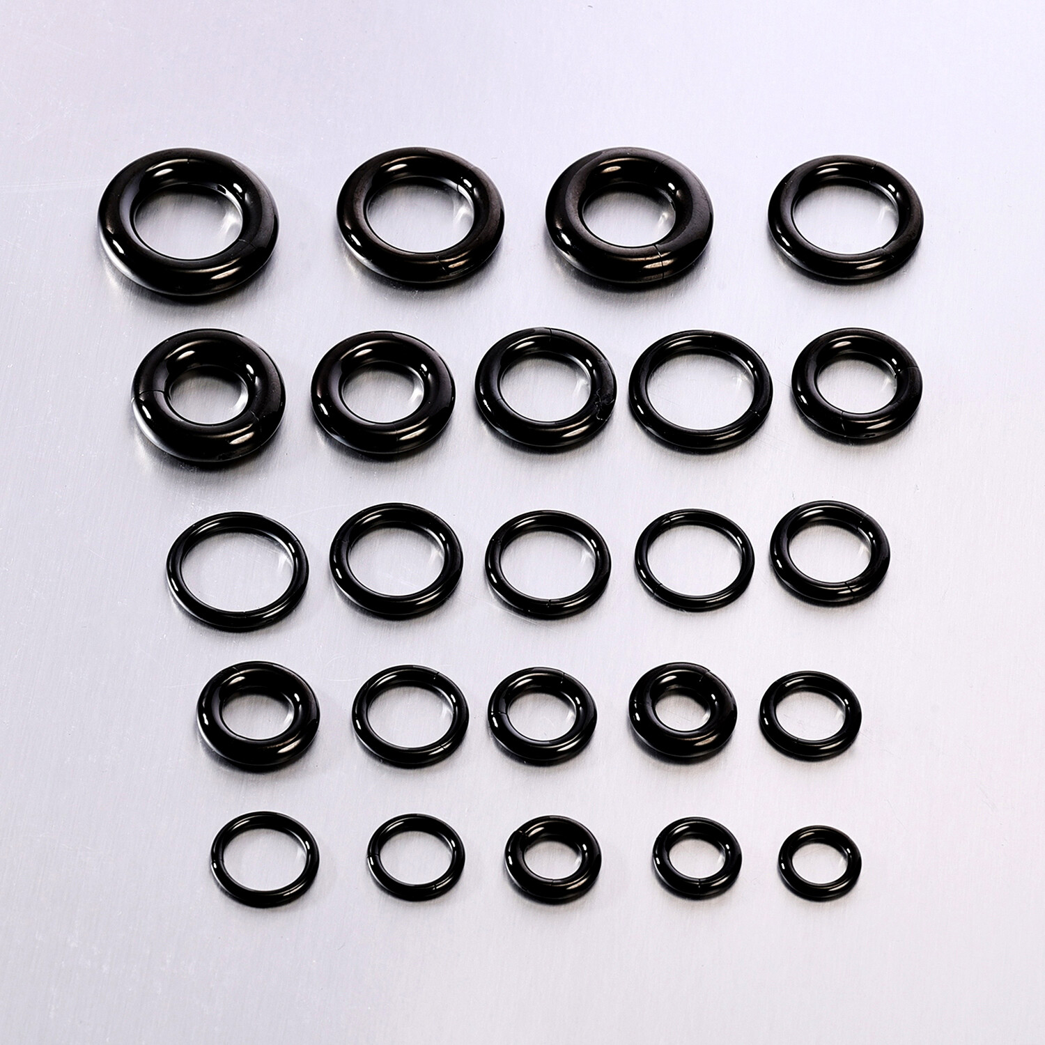 1 Piece Stainless Steel Hoop Earrings Large Size Ear Gauge Nose Septum Piercing