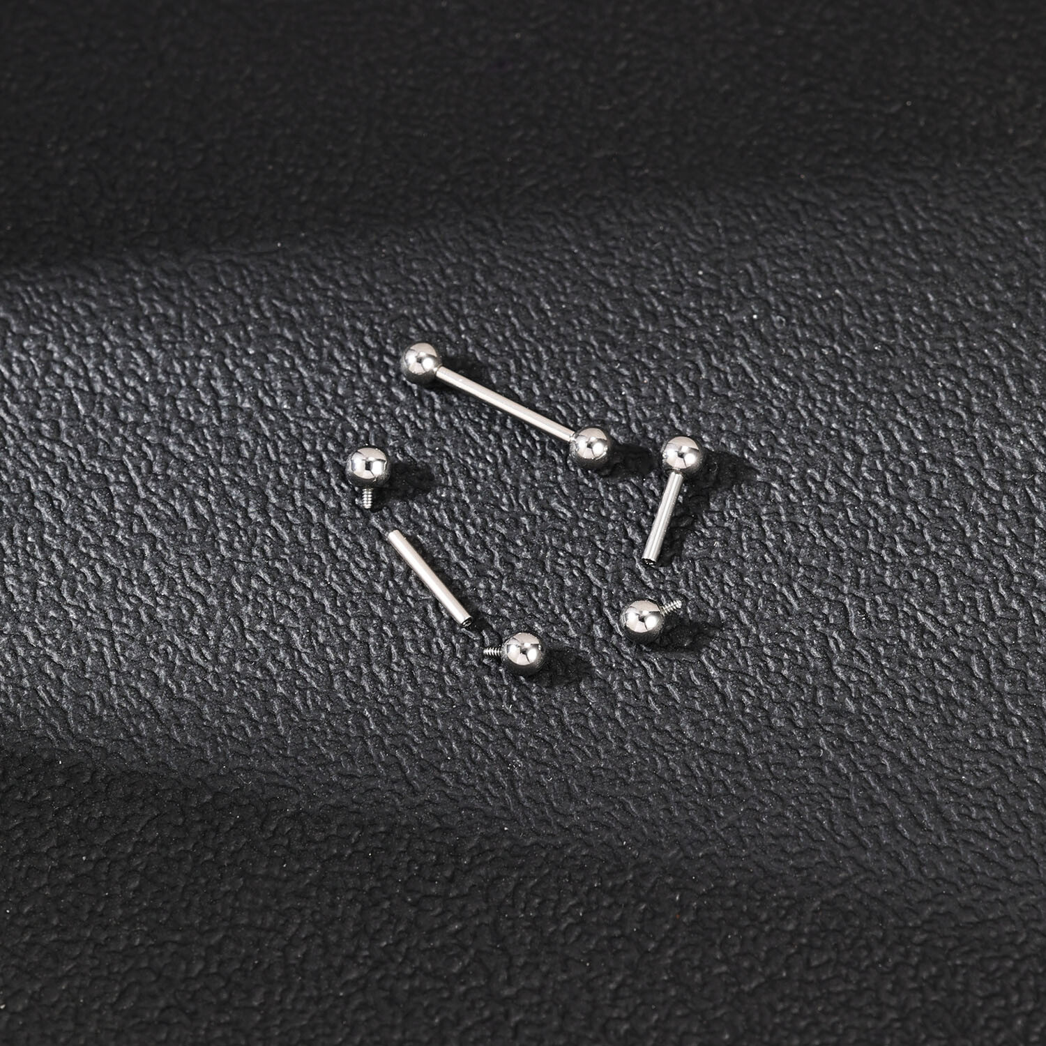 16G 18G Stainless Steel Stud Earring Spike Helix Tragus Barbell Piercing Jewelry