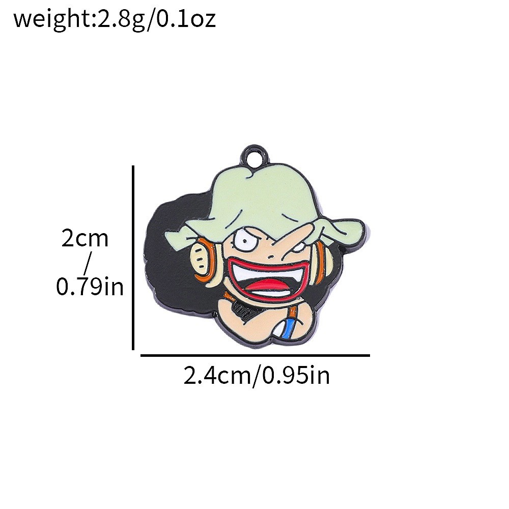new 80Pcs cartoon Anime boy cute Charm necklace Pendant DIY Jewelry Making