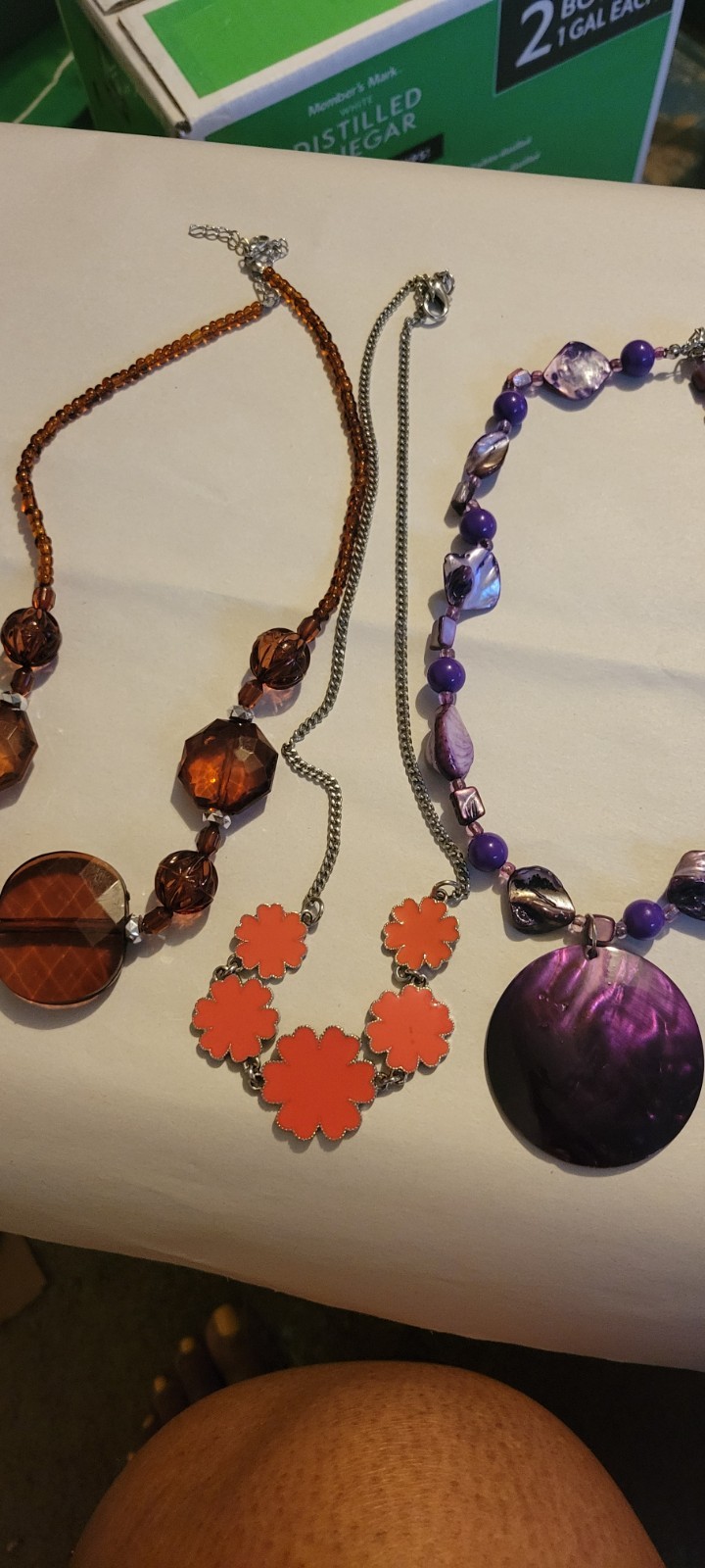 Lot of 9 Wearable Pendant Necklaces Bag No 2