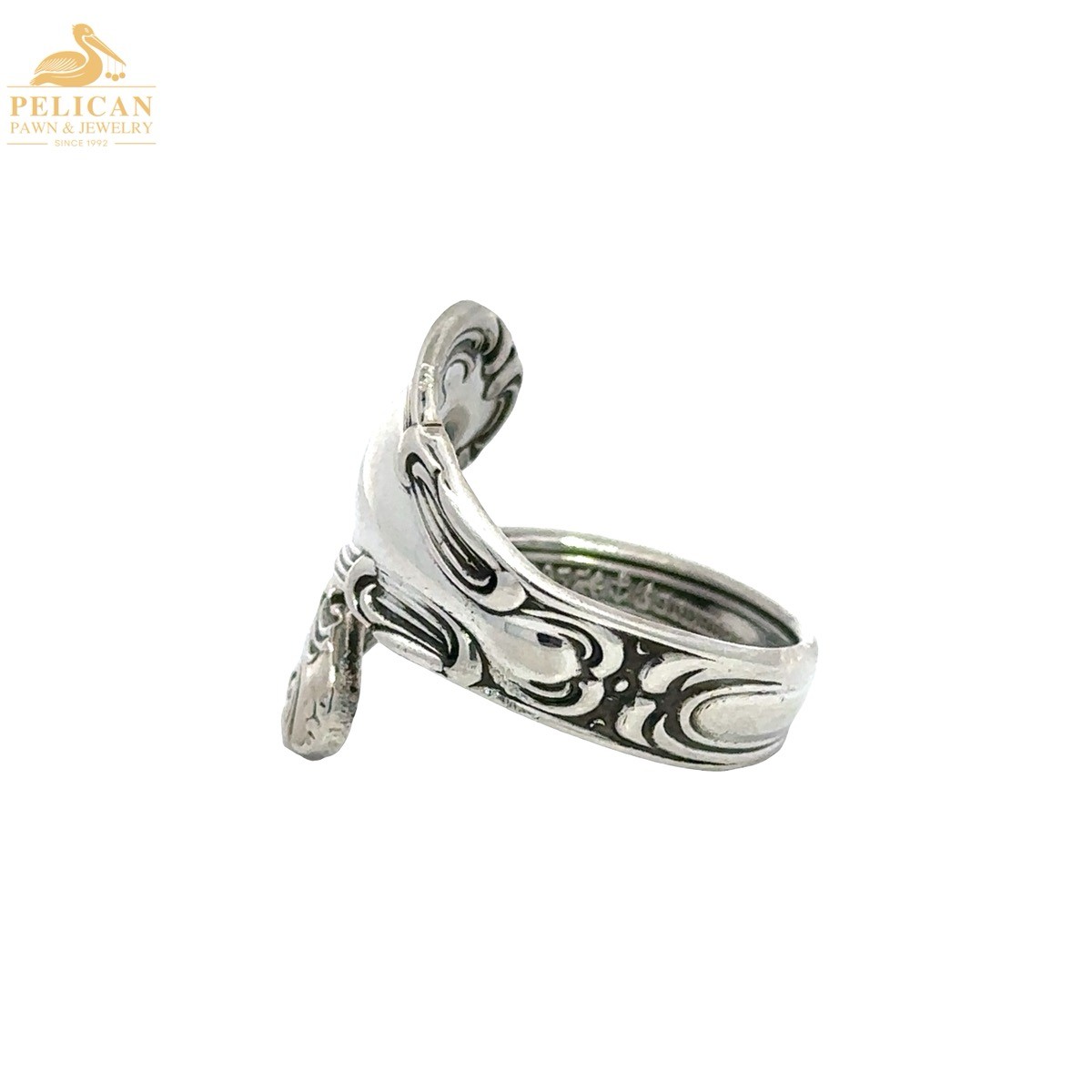 Gorham Chantilly Inpired Sterling Silver Spoon Ring SZ 6 (PSH040668)