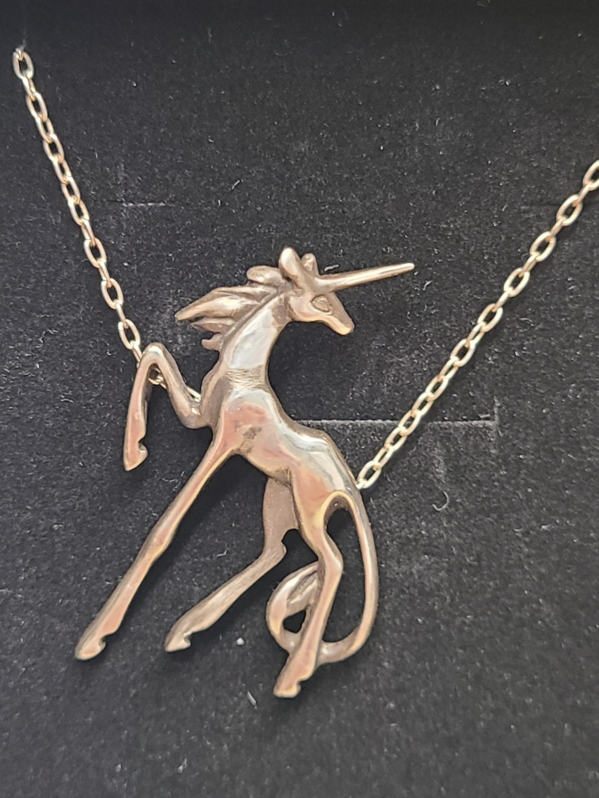 Unicorn Necklace in Sterling silver – Handcrafted – Mythical Creature Jewelry