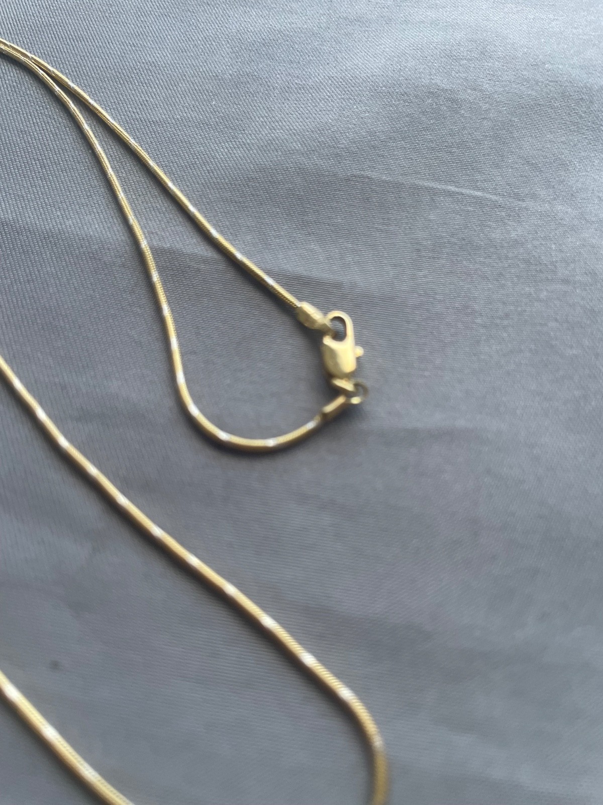 14K Yellow Gold Necklace Chain Genuine Solid Gold – Elegant Fine Jewelry 2.9 gr