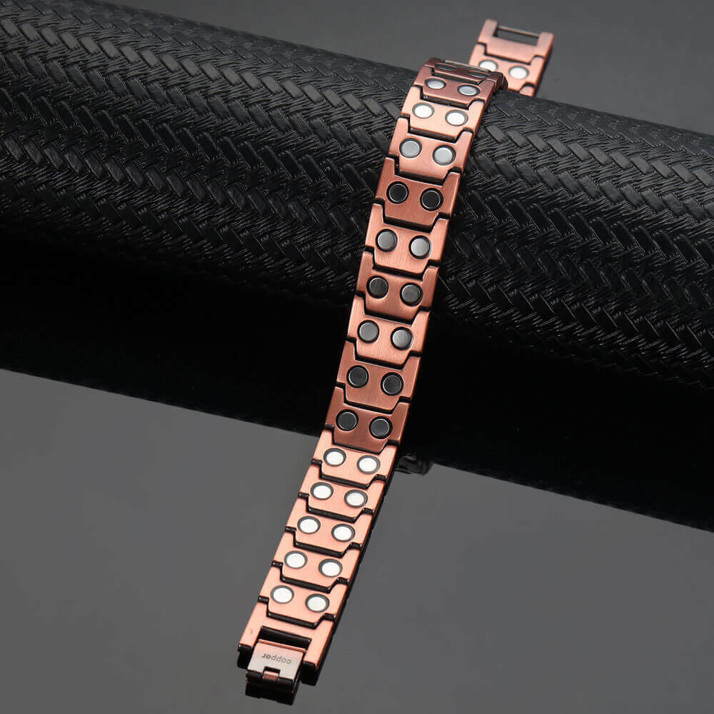 Pure Copper Magnetic Bracelet Arthritis Pain Relief Energy Strength men women