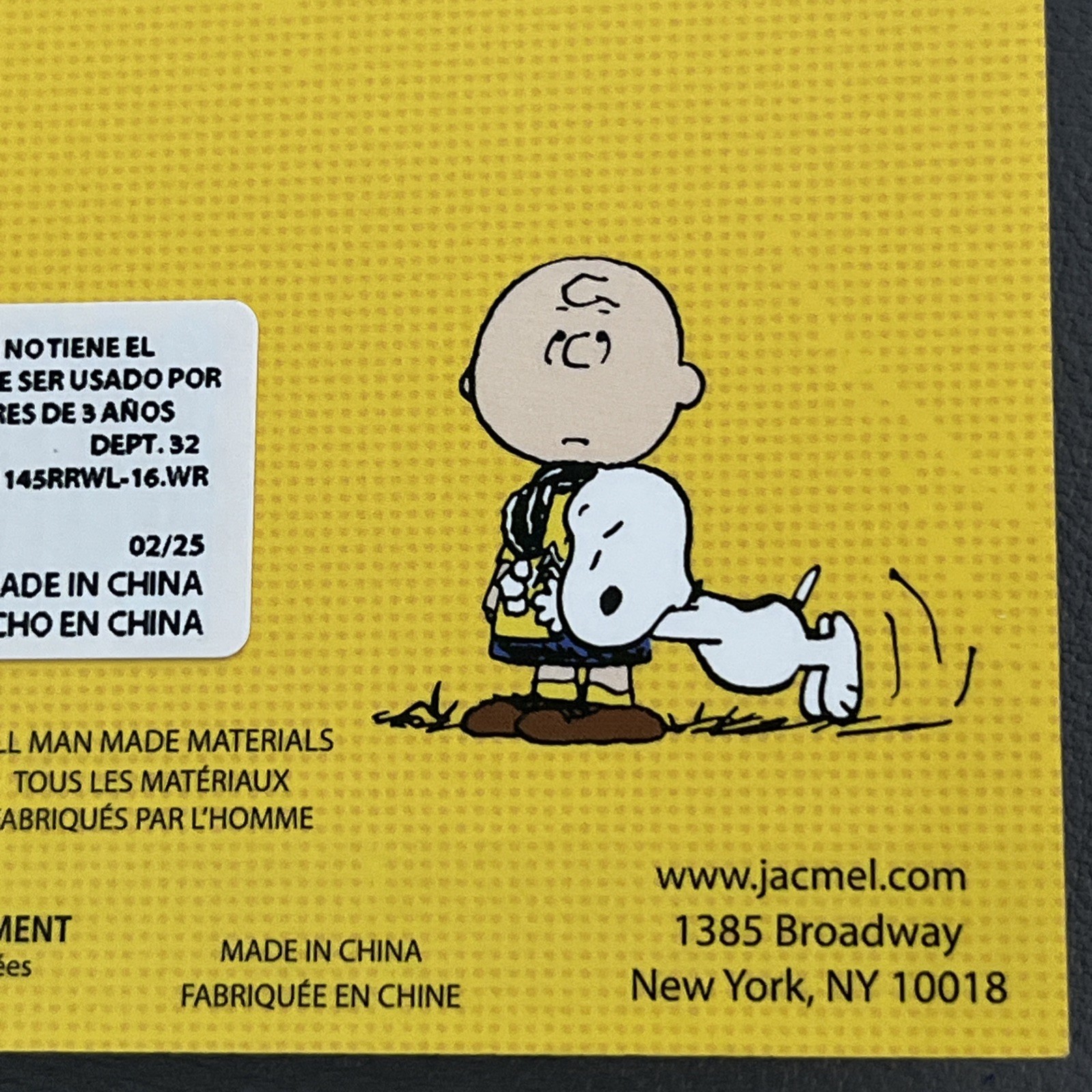 Peanuts Snoopy Hugging Woodstock Necklace Rhinestone Enamel Silver Tone New