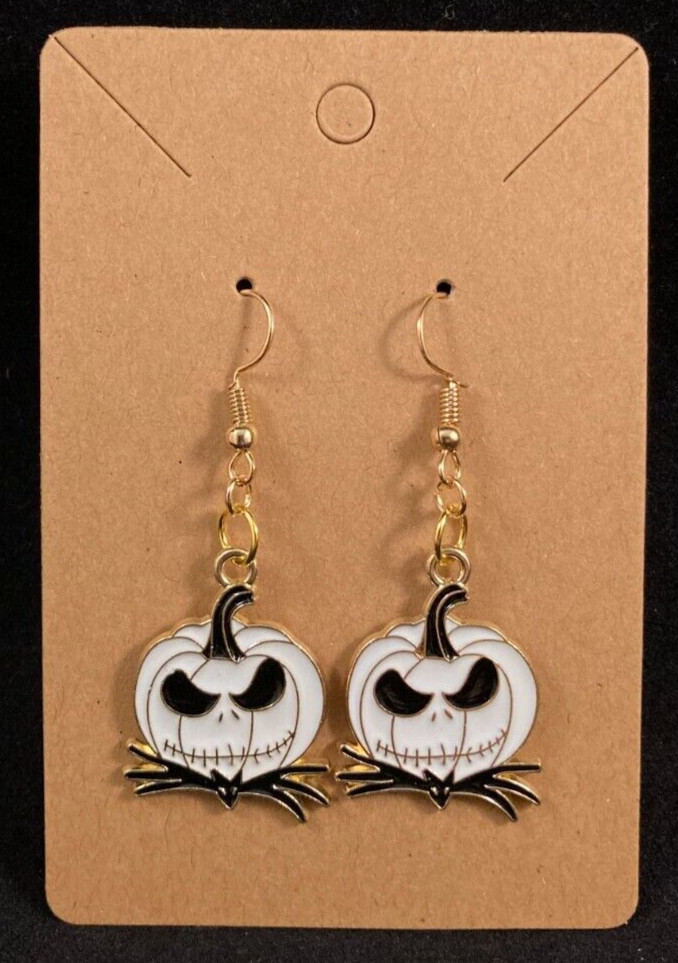 Jack Skellington Pumpkin – Dangle – Halloween – Handmade – NBC
