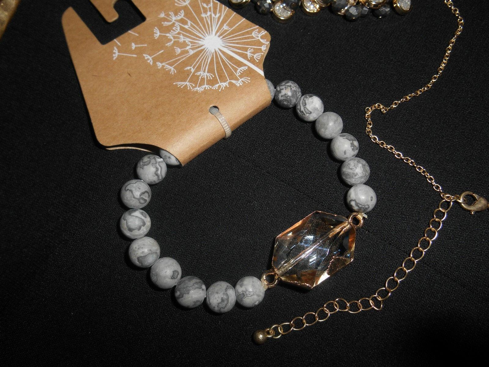 New JEWELRY Lot HOOP Dangle EARRINGS + Long NECKLACE + Bead BRACELET