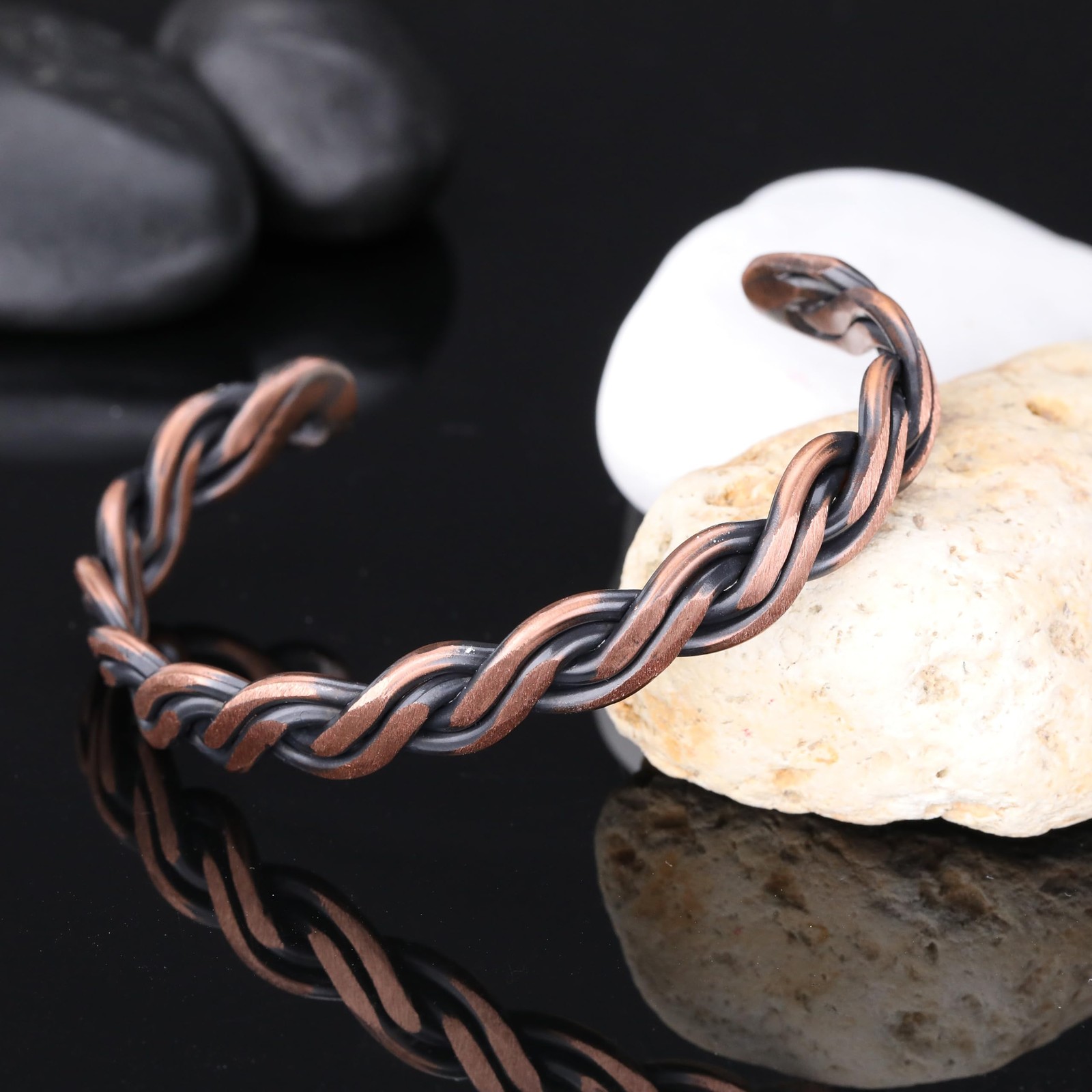 Handmade Elegant Copper Bracelet for Women and Men-Pure Copper Bracelet for P…