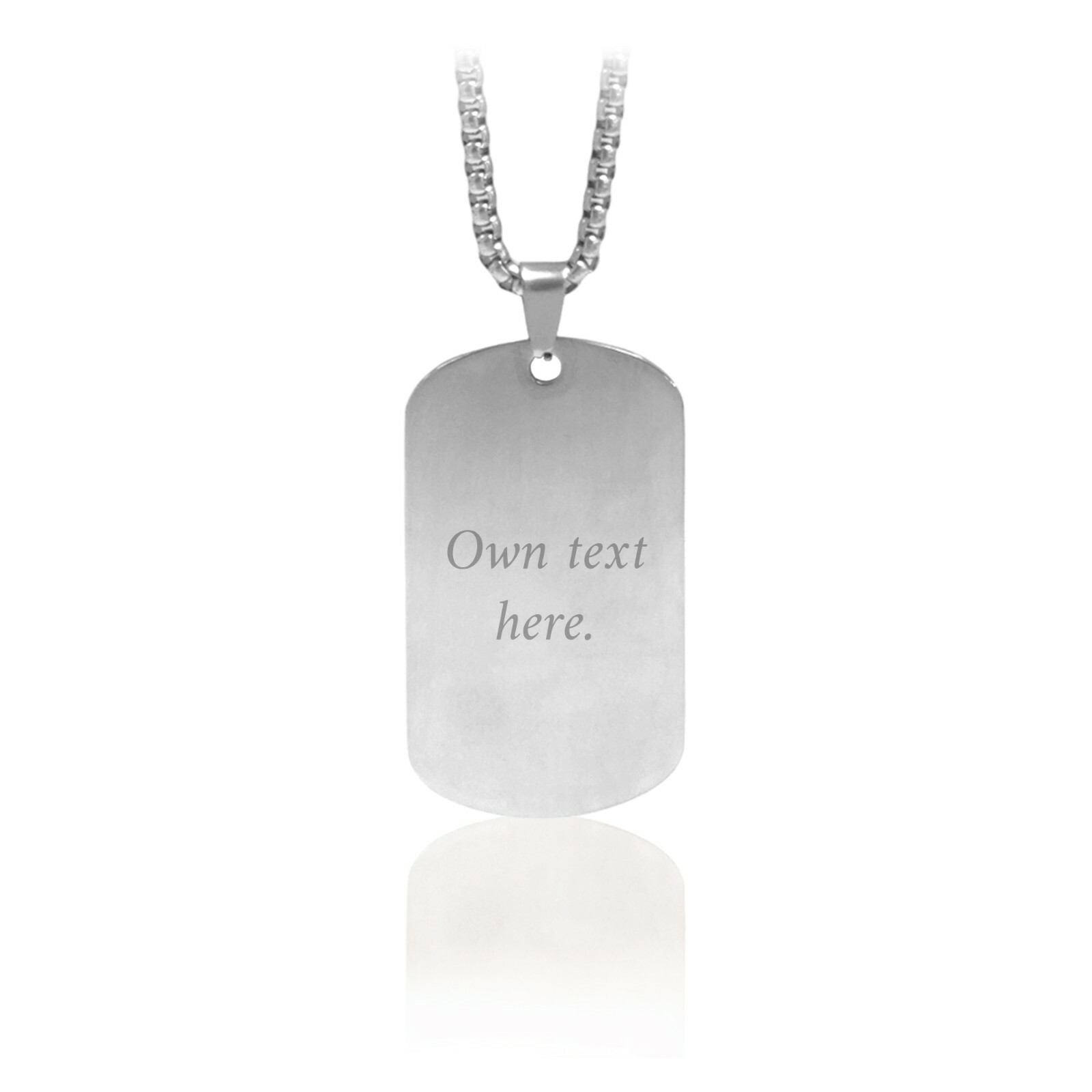 Necklace Gift For Him Her Mum Dad Birthday Christmas Personalised Any Text Name