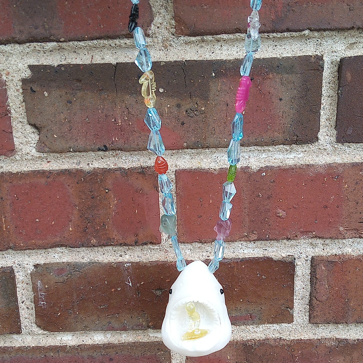 Shark Week Surfer Gemstone Necklace Jewelery Rolex