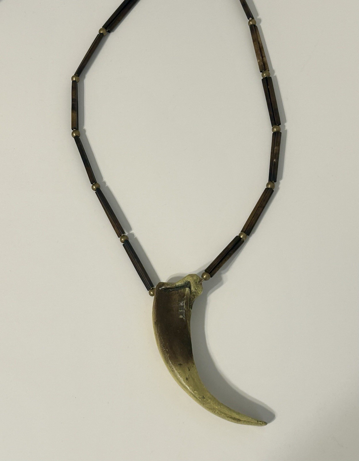 Vintage Cosplay Claw Necklace Warrior Necklace Shaman Mystical Necklace