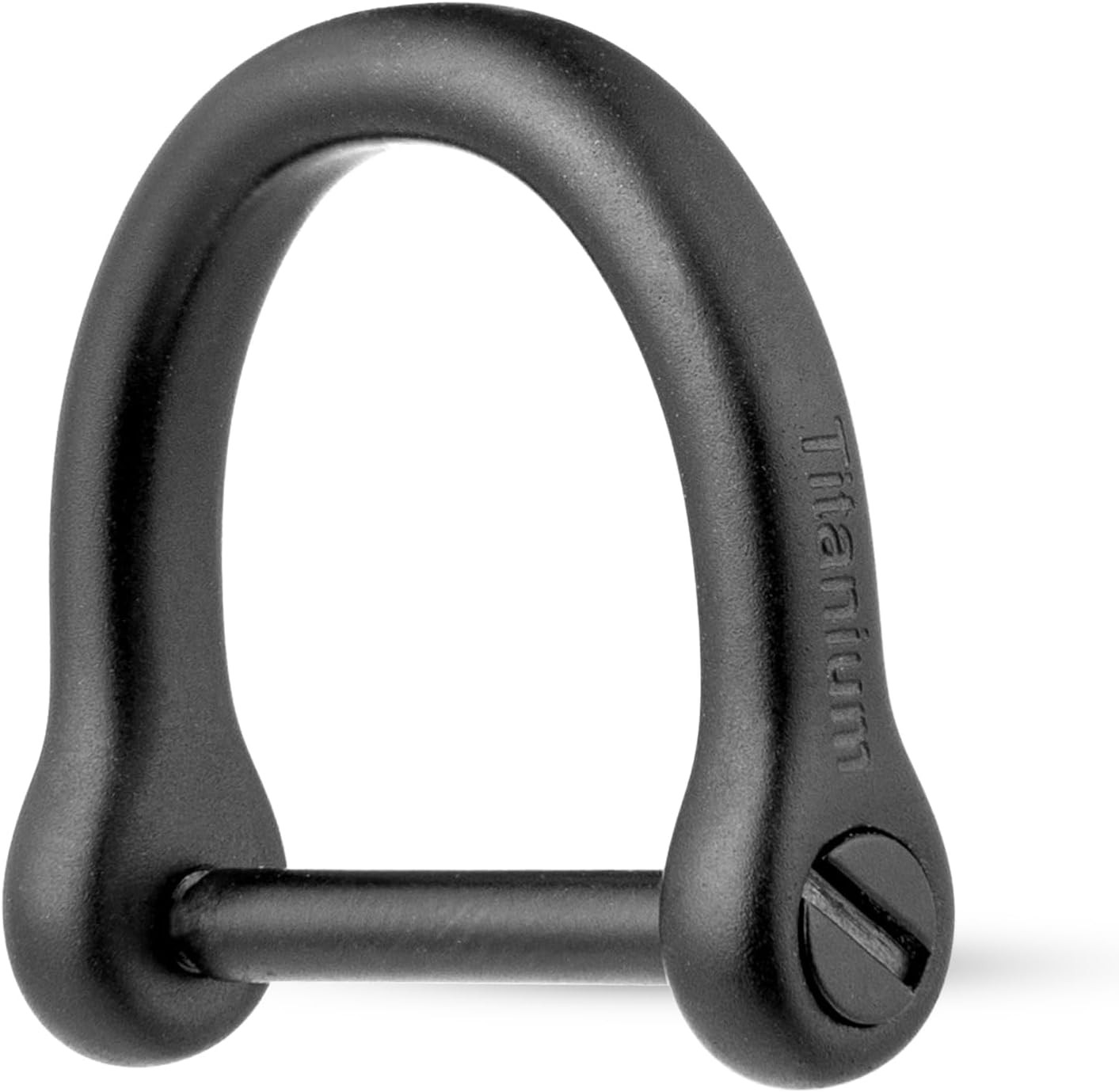 Key Rings with Screw Shackle – Heavy Duty Strong Titan Color: Black 2/3 Inch-1