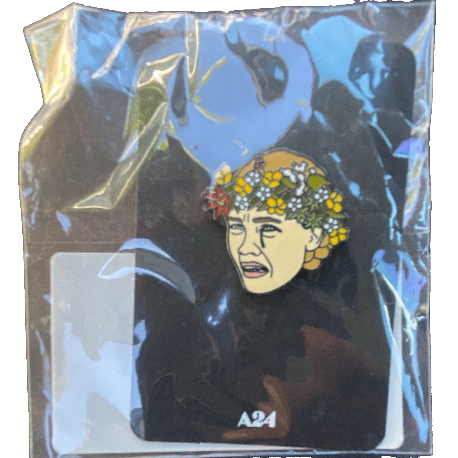 A24 Flo Scream Enamel Metal Face Pin, Multicolor TV & Movies, MPN A24130