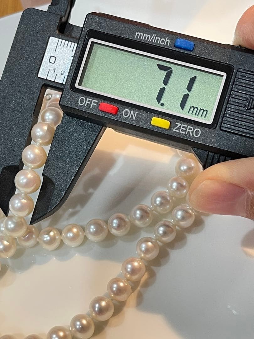 Natural Freshwater Pearl Necklace 7-7.5cm High Quality From Japan