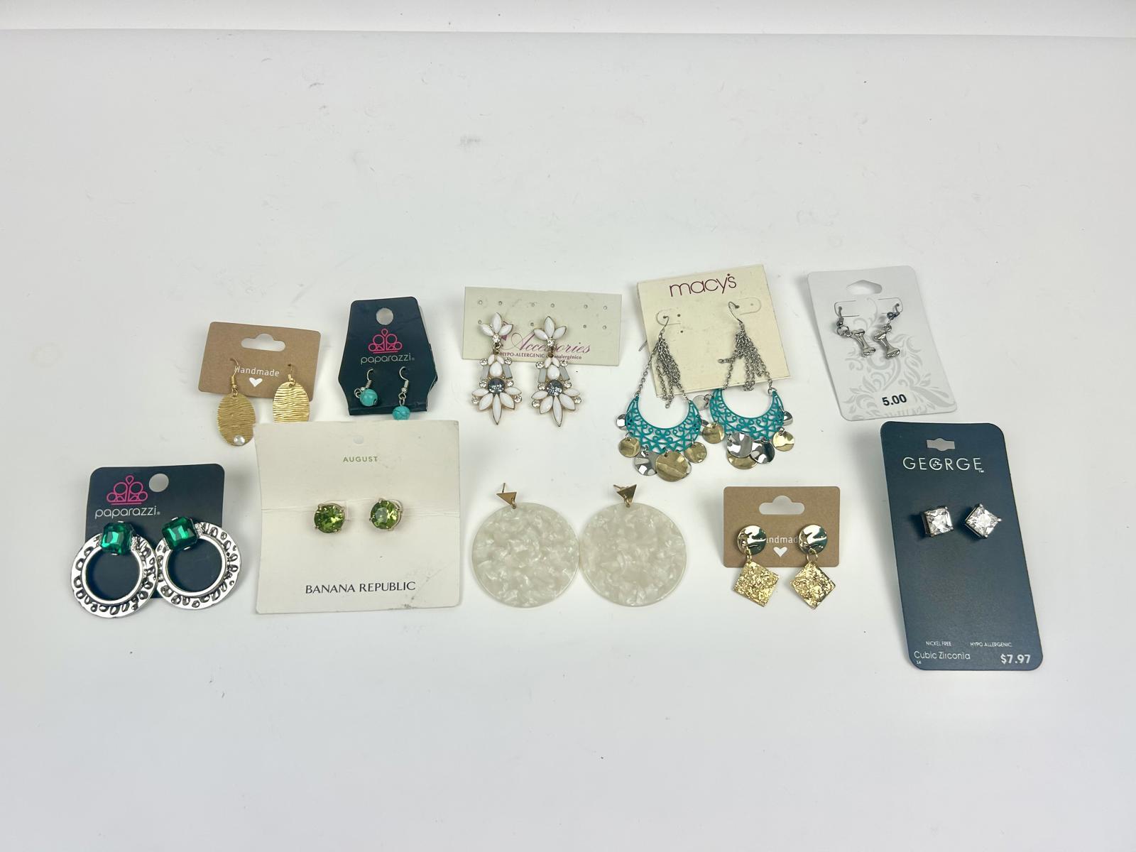 Mixed Lot of Stylish Earrings – Various Designs & Colors