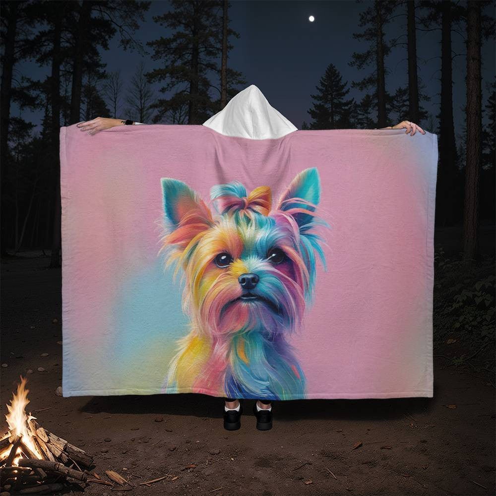 Hooded Sherpa Fleece Blanket
