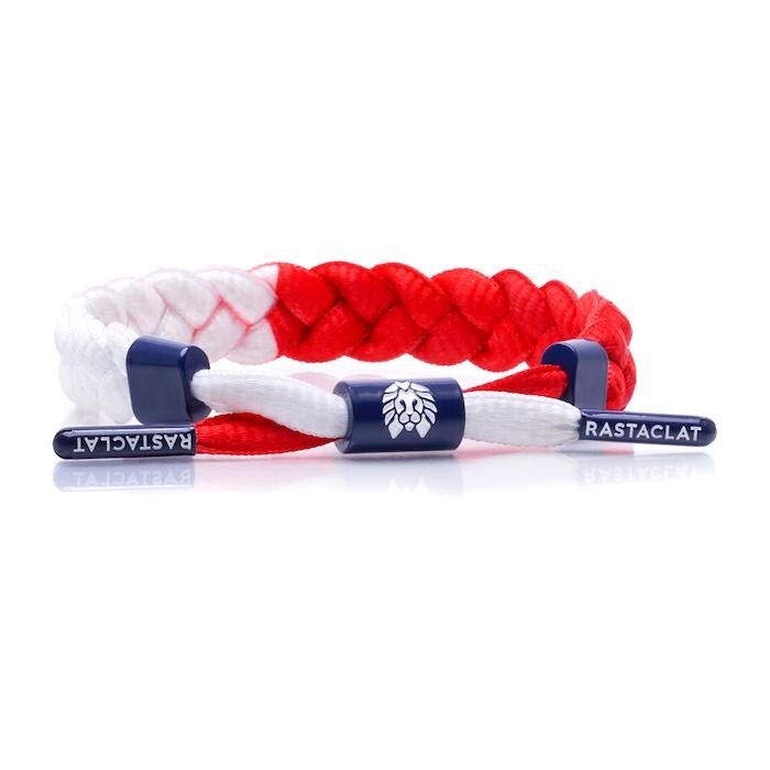 Brand New RASTACLAT Stars Red White Blue USA Shoelace Bracelet