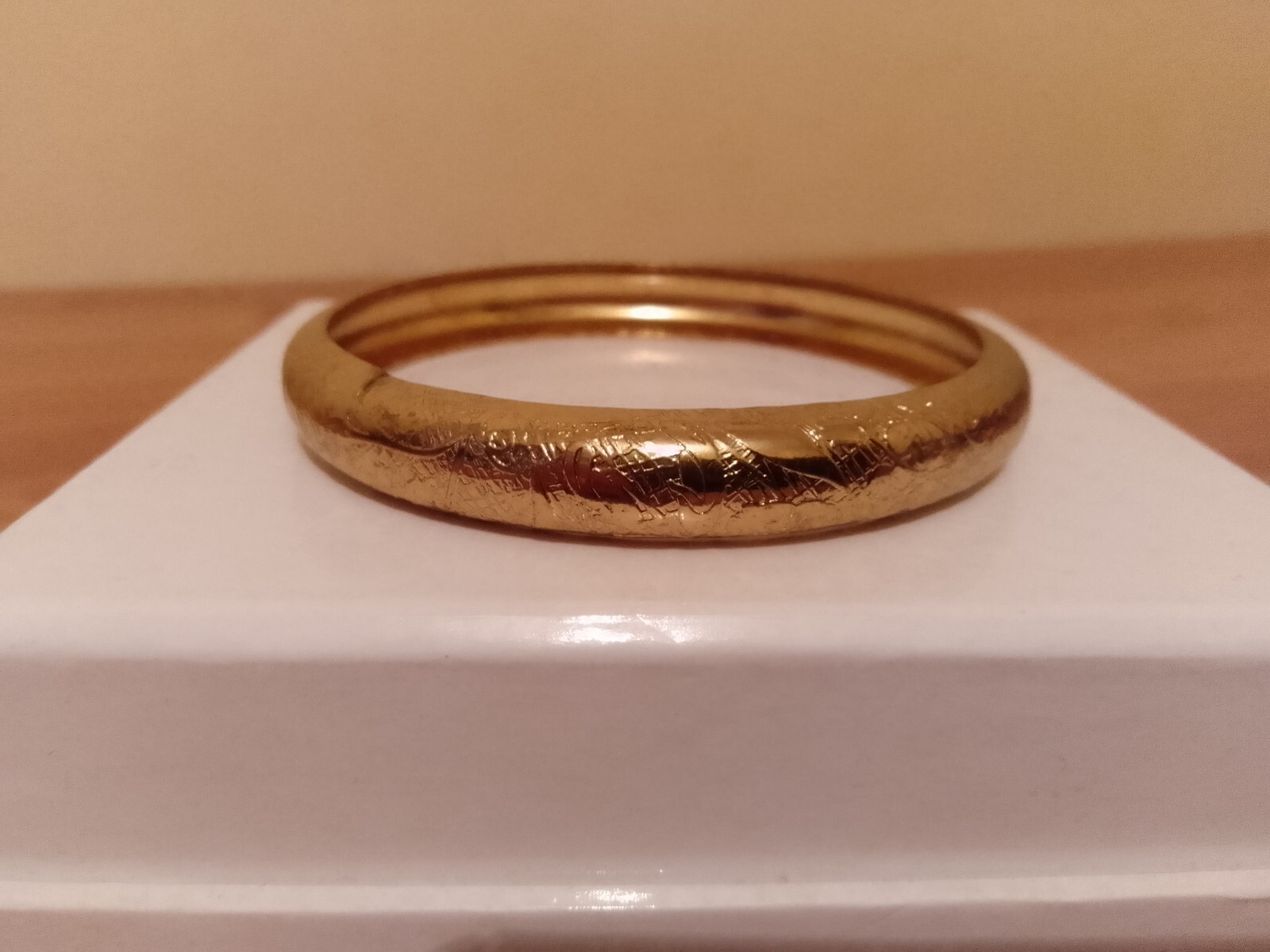Brass Pattern Bangle See Picture