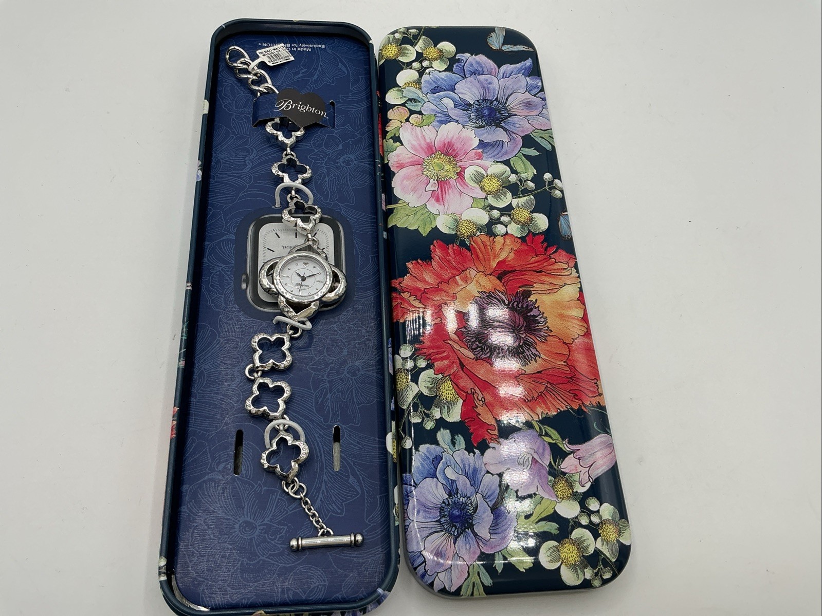 Brighton BILBAO Watch Quatrefoil Toledo Silver NWT MSRP: $125