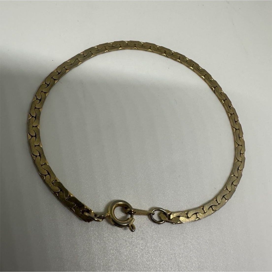 Gold Plated Bracelet 8in