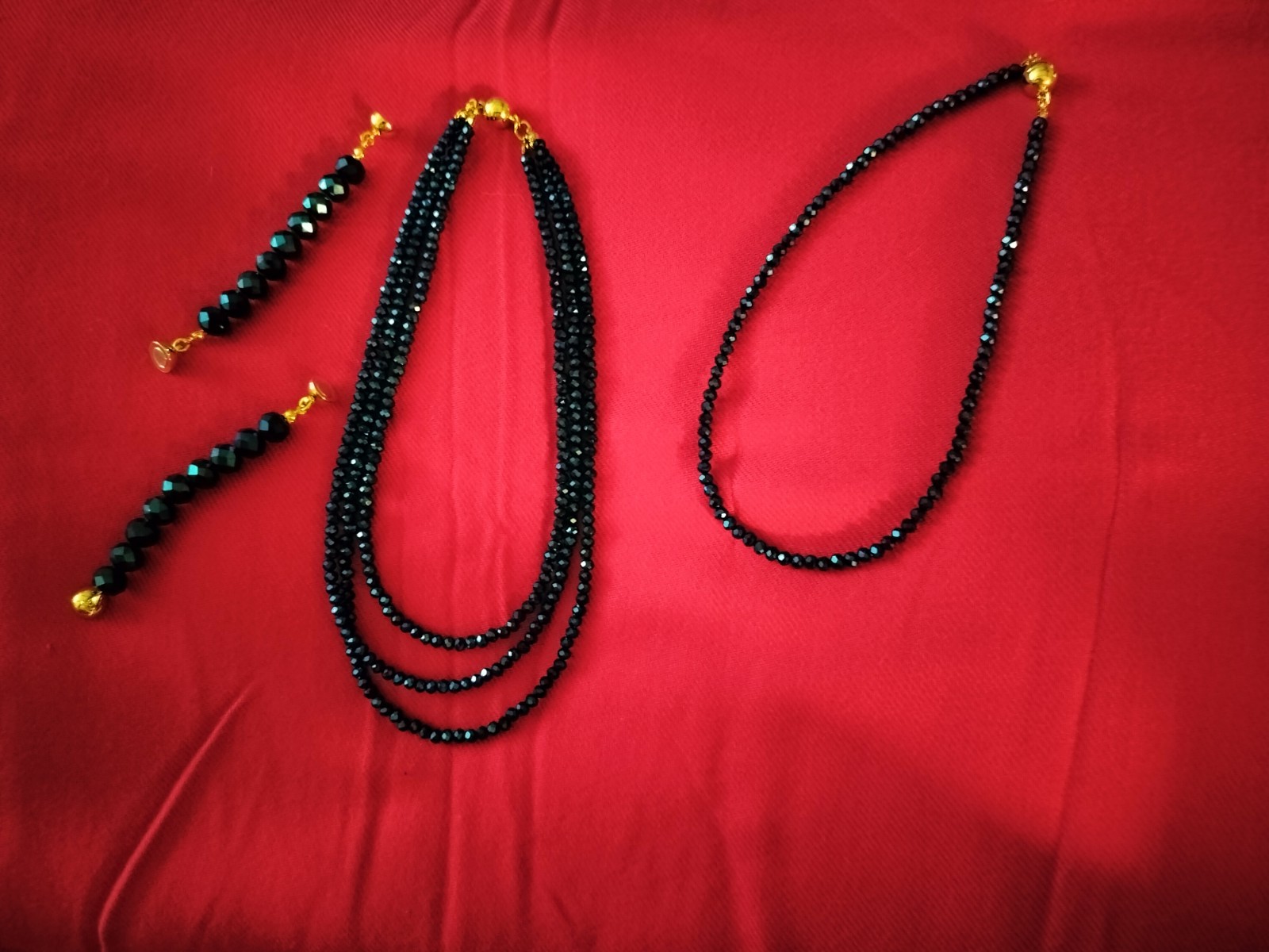 Maria Nicola 10-way Saphire Blue Necklace.
