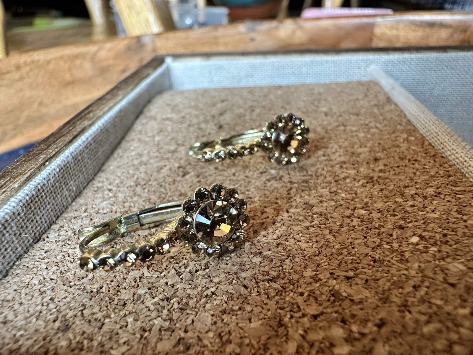 Pearl & Crystal Earrings Lot, Silver Tone, Drop/Dangle/Stud, Hook Closure