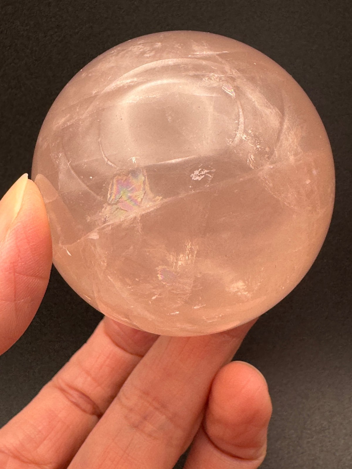 Handcrafted Natural Citrine Crystal Sphere for Prosperity