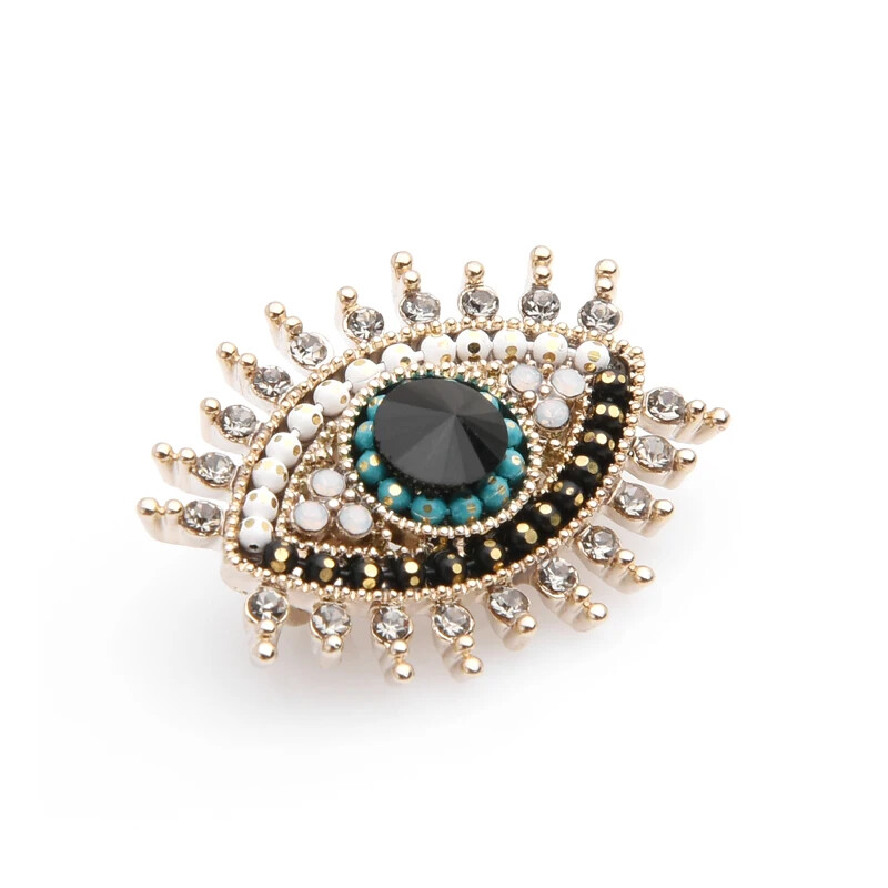 Elegant EVIL Eye Brooch Pin Fashion Jewelry Accessory