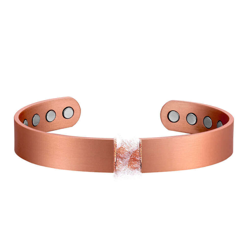 Elegant Small Pure Copper Magnetic Bracelet Arthritis Pain Relief Balance Energy