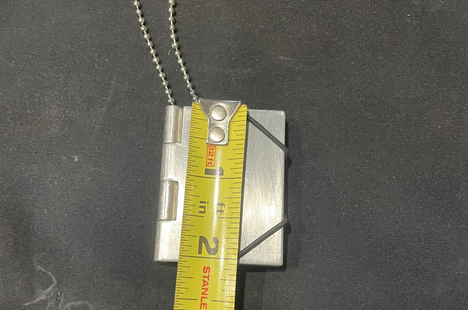 Pendent Book with beaded chain