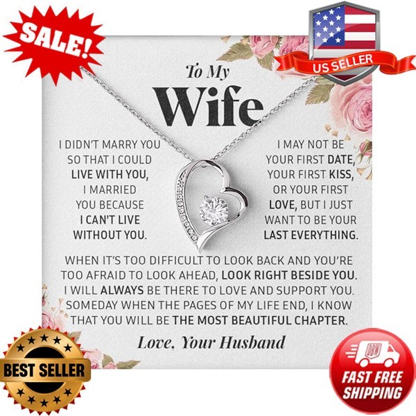 Jewelry To My Wife, The Best Gifts For Wife,Love Knot Necklace Gifts For Soulmat