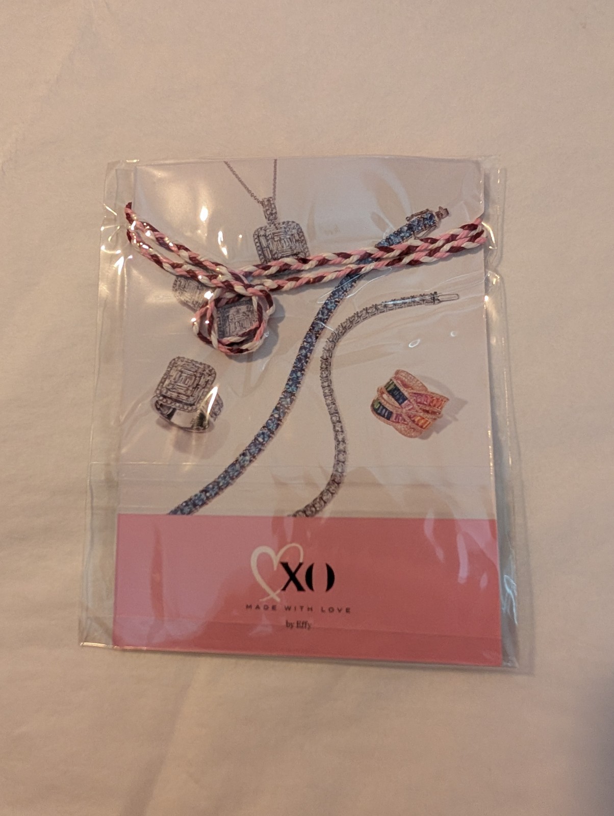 Effy Royal Caribbean Royal Heart XO Charm and Bracelet-New