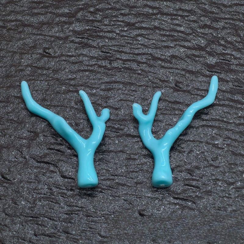 New acrylic tree branch bead hairpin headband necklace earrings accessories